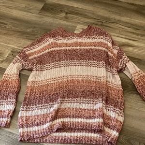 Stripped knit sweater